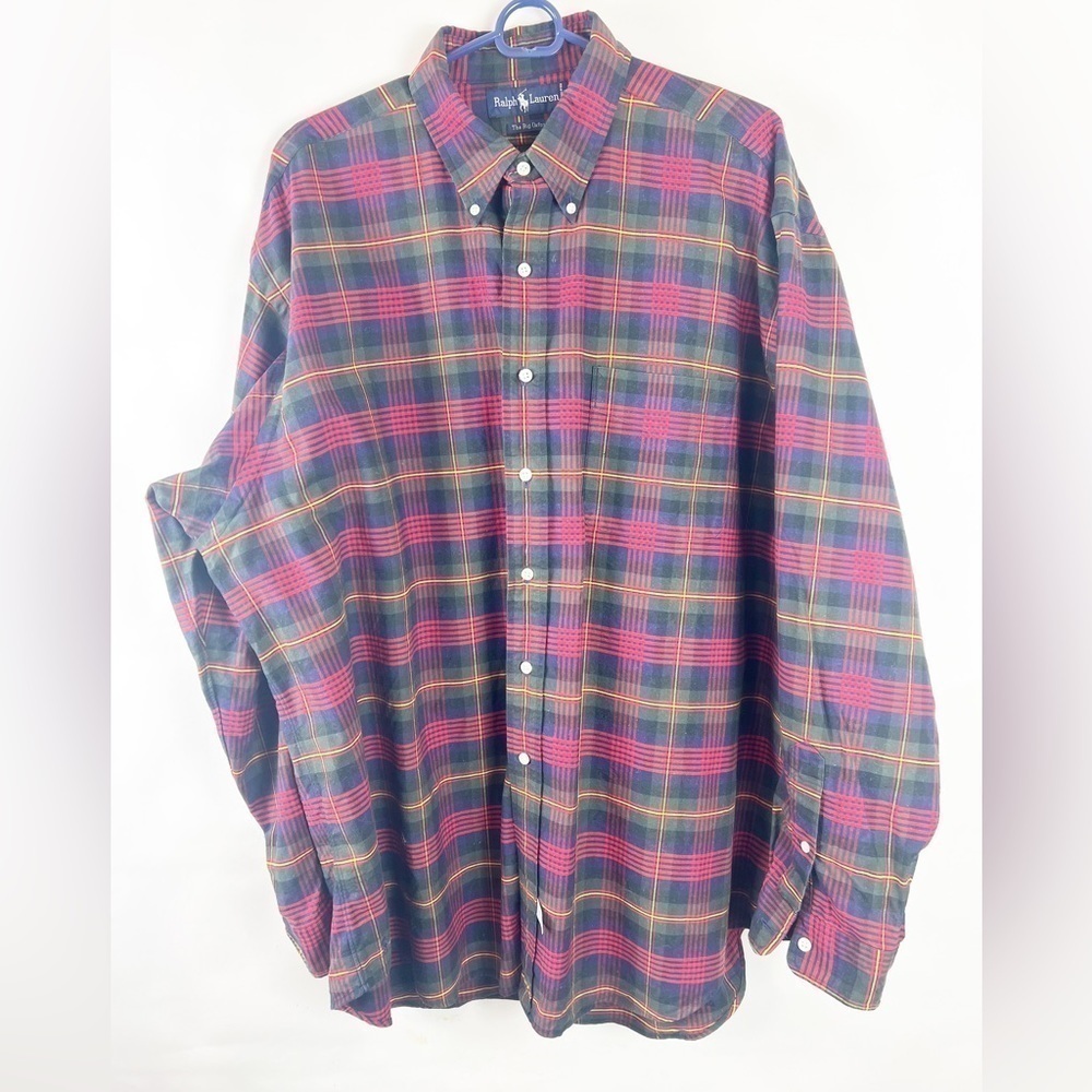 The Big Oxford Ralph Lauren Plaid long sleeve shirt